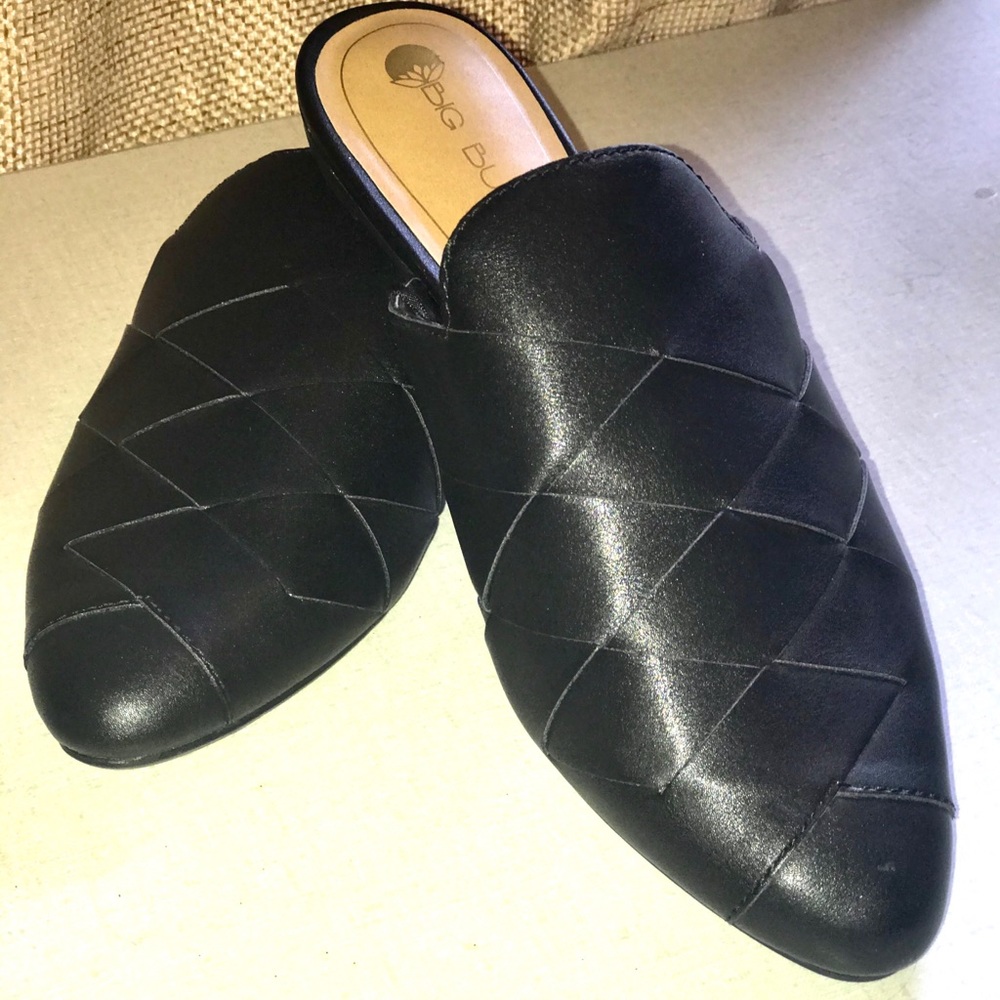 Big Buddha Black Mules